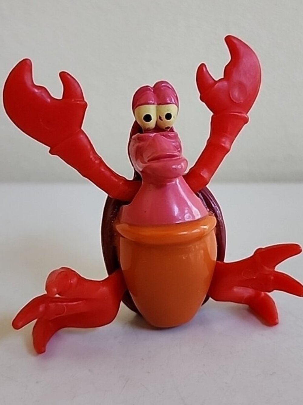 Vintage 1996 McDonalds Happy Meal Toy The Little Mermaid Wind-Up Sebastian Crab